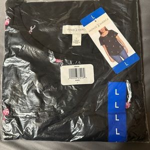 Vintage x America Black flamingo shirt - Large